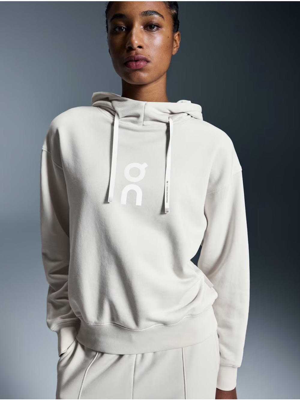 On Running Cream Pullover Hoodie - Women's Crew Sweatshirt